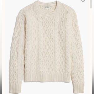 J. Crew Factory Cable Knit Sweater
